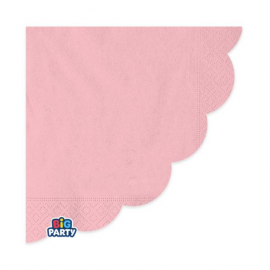 TOVAGLIOLI WAVY ROSA 33x33 - 16 pezzi
