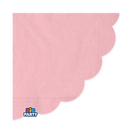 TOVAGLIOLI WAVY ROSA 33x33 - 16 pezzi