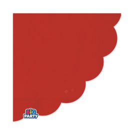 TOVAGLIOLI WAVY ROSSI 33x33 - 16 pezzi