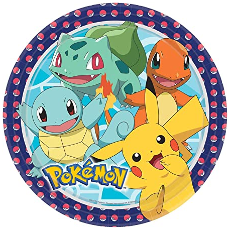 PIATTI POKEMON \\"Plastic free\\" CM.23 PZ.8