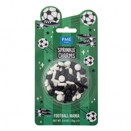 FOOTBALL MANIA SPRINKLE CHARM 25g - Decorazioni di zucchero