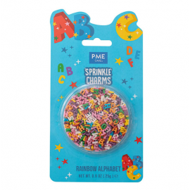 LETTERINE COLORATE SPRINKLE CHARM 25g - Decorazioni di zucchero