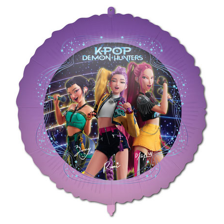 PALLONCINO KPOP DEMON HUNTERS FOIL STANDARD ø 45cm