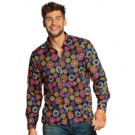 CAMICIA HIPPIE FLOREALE - Taglia M 46/48
