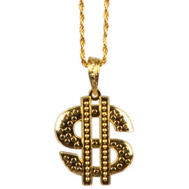 COLLANA DOLLARO DORATO