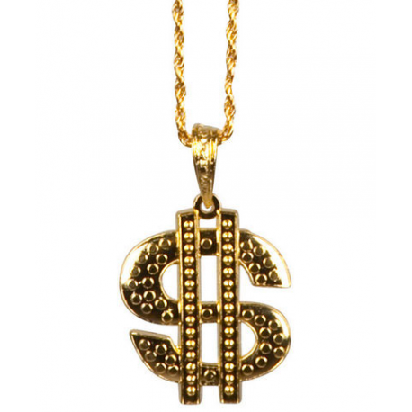 COLLANA DOLLARO DORATO