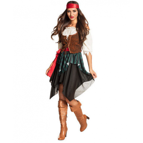 COSTUME PIRATA STORM DONNA Taglia 36/38