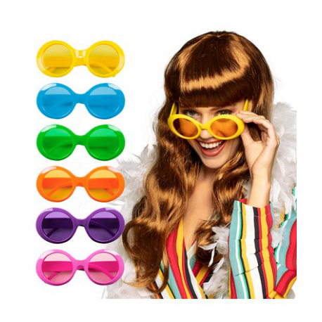 OCCHIALI PARTY FLUO - COLORI ASSORTITI