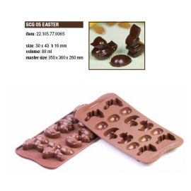 EASY CHOC - PASQUA - 30x43 - h 16mm - Tot. 88 ml