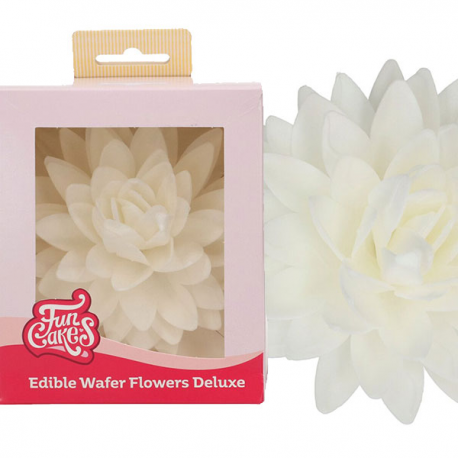 FIORI IN CIALDA - PEONIA BIANCA GRANDE - 1 pz. 12,5 cm