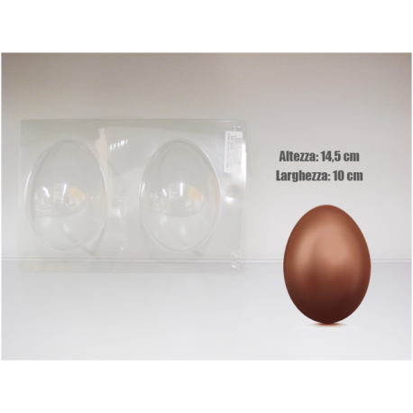 STAMPO PER UOVO DI PASQUA MEDIO (2 mezze uova) 145 x 100 h 50 mm - 130gr