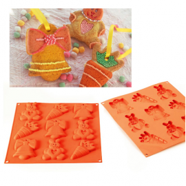 STAMPO SILICONE PASQUA COOKIES - 84 x 85.5 h 14 mm - 378 ml