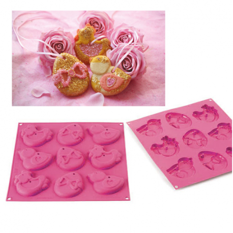 STAMPO SILICONE PASQUA COOKIES - 90 x 71 h 14 mm - 450 ml