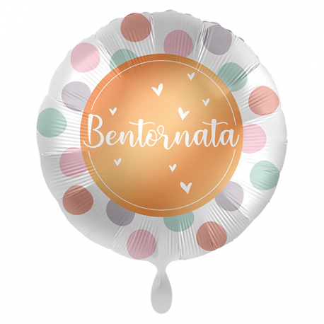 PALLONCINO \\"Bentornata\\" WELCOME BACK - Mylar standard 43cm