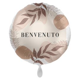 PALLONCINO "Benvenuto" WELCOME - Mylar standard 43cm
