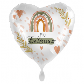 PALLONCINO \\"Il mio Battesimo\\" CELEBRATING - Mylar standard 43cm