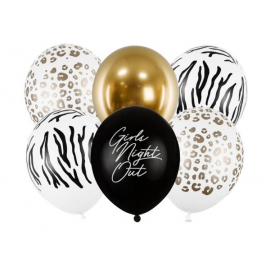 PALLONCINI GIRLS NIGHT OUT - Pz.6 - ø cm.30 MIX