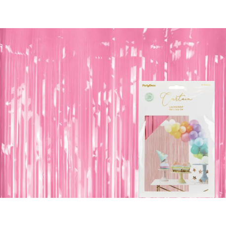 TENDA DECORATIVA PER FESTE ROSA LIGHT PINK 100x200cm