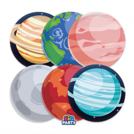 PIATTI "UNIVERSO" 6 Pz. 22cm