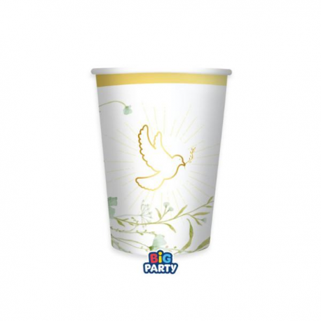 BICCHIERI CRESIMA \\"COLOMBA\\" 250cc - 6 pezzi