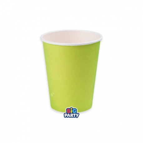 BICCHIERI WAVY VERDE LIME 250cc - 6 pezzi