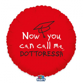 PALLONCINO MYLAR LAUREA DOTTORESSA \\"UGLY CAKE\\" 45cm