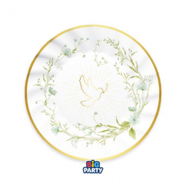 PIATTI CRESIMA \\"COLOMBA\\" 25cm - 6 pezzi