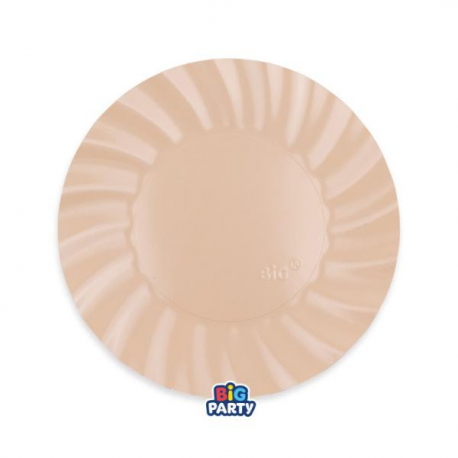 PIATTI WAVY CAPPUCCINO 20cm - 6 pezzi