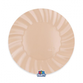 PIATTI WAVY CAPPUCCINO 25cm - 6 pezzi
