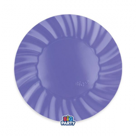 PIATTI WAVY LAVANDA 25cm - 6 pezzi