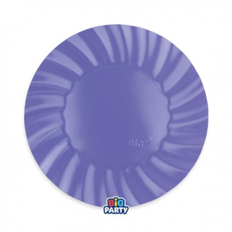 PIATTI WAVY LAVANDA 25cm - 6 pezzi
