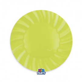 PIATTI WAVY VERDE LIME 20cm - 6 pezzi