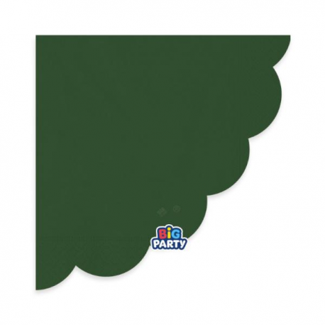 TOVAGLIOLI WAVY VERDE FORESTA 33x33 - 16 pezzi