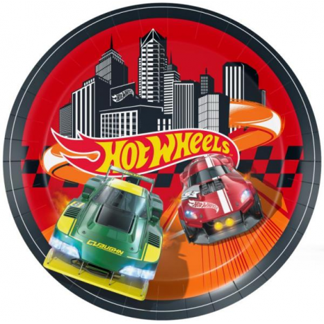 PIATTI "HOT WHEELS" CM.23 PZ.8