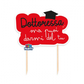 CAKE TOPPER LAUREA DOTTRESSA \\"UGLY CAKE\\"