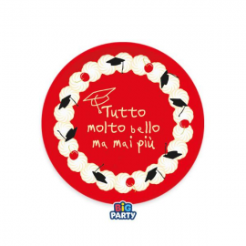 PIATTI LAUREA \\"UGLY CAKES\\" 22cm - 6 pezzi
