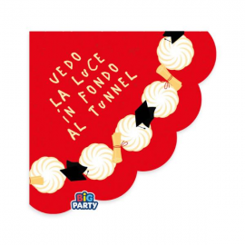 TOVALGIOLI LAUREA \\"UGLY CAKES\\" 33x33cm - 16 pezzi
