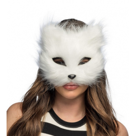 MASCHERA GATTA BIANCA