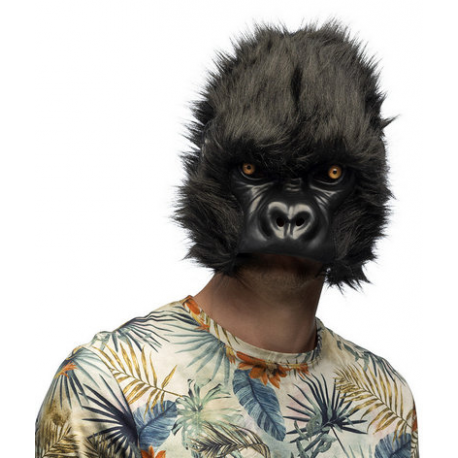 MASCHERA GORILLA \\"effetto realistico\\" - HALF MASK GORILLA