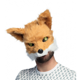 MASCHERA VOLPE \\"effetto realistico\\" - HALF MASK FOX