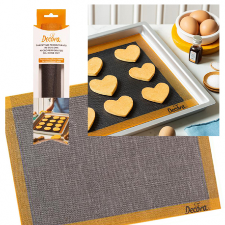TAPPETINO MICROFORATO IN SILICONE Decora - MISURA GRANDE 58,5x38,5 cm
