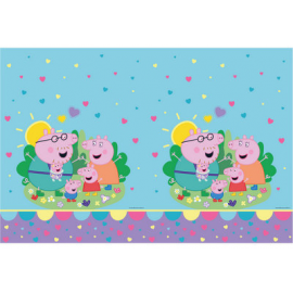 TOVAGLIA PLASTICA PEPPA PIG CM.120X180
