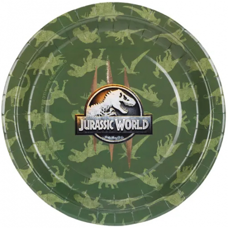 PIATTI DINOSAURI - JURASSIC WORLD CM.23 PZ.6