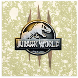 TOVAGLIOLI DINOSAURI - JURASSIC WORLD 33x33 - PZ.20