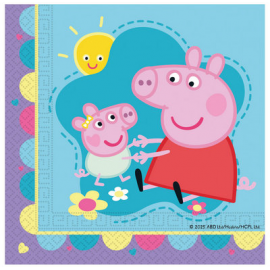 TOVAGLIOLI PEPPA PIG \\"Made with love\\" 2 VELI 33X33 PZ.20