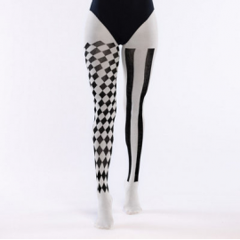 CALZE COLLANT NERE "HARLEY QUINN"