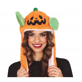 CAPPELLO DI ZUCCA IN PELUCHE CON MOVIMENTO
