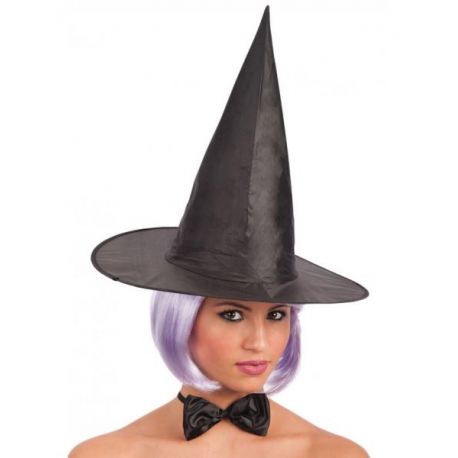 CAPPELLO STREGA IN TESSUTO PLASTIFICATO 35cm