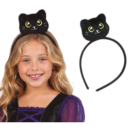 CERCHIETTO PELUCHE GATTO