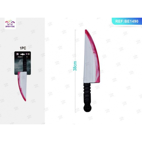 COLTELLO INSANGUINATO HALLOWEEN 38cm